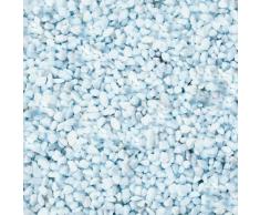 Dekogranulat / Dekosteine (2-3 mm), 1 kg, hellblau