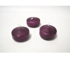 28er Box Schwimmkerzen in Pflaume