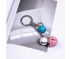 N/ A Weihnachtsglocken Schlüsselbund Jingle Bell Frohe Weihnachten Schlüsselanhänger Ringe Frauen Mädchen Autotaschen Kinder