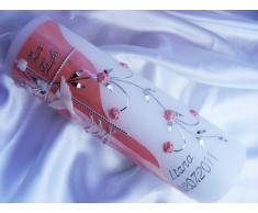 Taufkerze Kommunionkerze Junge Mädchen 250/70 mm VT-03 inkl. Zubehör für selbstbeschriften