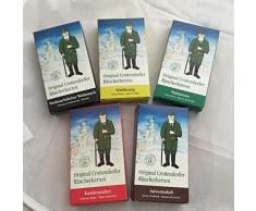 5er Set Crottendorfer Räucherkerzen (C): Weihnachtlicher Weihrauch, Waldhonig, Waldmoos, Kaminzauber, Adventsduft