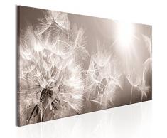 murando - Bilder 150x50 cm Vlies Leinwandbild 1 TLG Kunstdruck modern Wandbilder XXL Wanddekoration Design Wand Bild - Blumen Blitz Pusteblumen Natur b-C-0161-b-a