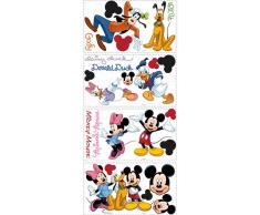 RoomMates RMK1507SCS RM - DISNEY Micky und seine Freunde Wandtattoo, bunt, 29 x 13 x 2.5 cm