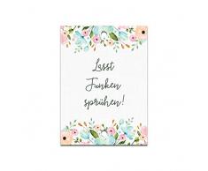 50 Wunderkerzen SchilderWeiße Hochzeit