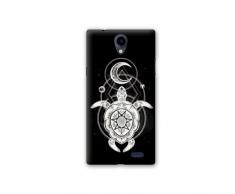 Cokitec case Schale Archos 55 Platinum Animaux Maori - Tortue sur Noir