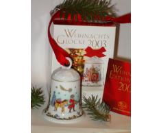 Hutschenreuther - Weihnachtsglocke 2003 - Porzellanglocke - Glocke aus Porzellan - NEU - OVP - 1. Wahl