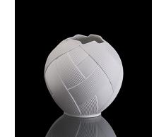 Goebel Kugelvase, Porzellan, Weiß, 14,5