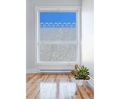 Wandkings Milchglasfolie Arabisches Muster (Variante 2) 60 x 30 cm (B x H) für Fenster, Glastüren, Duschen & mehr