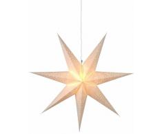 Best Season PapiersternSensy Star 70 circa 70 x 70 cm, inklusive Kabel, Vierfarb-Karton, crème 231-20