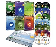 Der große Linux-Osterkorb: 14 DVDs in DVD-Hüllen incl. Mousepad