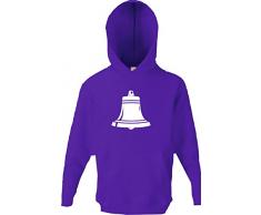 Shirtinstyle Kinder Hooded Sailing Schiffsglocke Farbe Lila, Größe 164