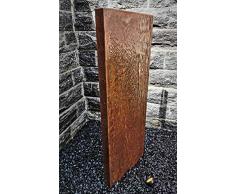 Jürgen Bocker Gartenambiente Wasserwand Husum groß aus Cortenstahl mit LED-Strahler Cortenwand ohne Becken