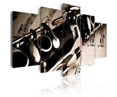 murando - Bilder 200x100 cm - Leinwandbilder - Fertig Aufgespannt - Vlies Leinwand - 5 Teilig - Wandbilder XXL - Kunstdrucke - Wandbild - Musik 030205-4
