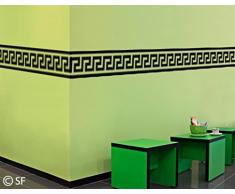 Apalis Wandtattoo Bordüre No.SF764 Mäander Ornament Muster Meander griechisch, Farbe:Grün;Größe:12cm x 576cm