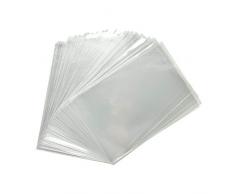 kgpack 200 Cellophantüten klar 7 x 10 cm Zellophantüten Tütchen transparent kleine Kindergeburtstag Gastgeschenke Zellophanbeutel Candy bar Süßigkeiten Bonbons tüten OPP Geschenktüten Plätzchen