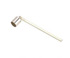 Hztyyier Kerzenlöscher aus Edelstahl Dochtlöscher Candle Snuffer Wick Snuffer mit Langem Griff 4 Farben Optional(Gold)