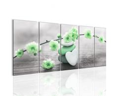 Bilder 200 x 80 cm - Feng Shui Bild - Vlies Leinwand - Kunstdrucke -Wandbild - XXL Format - mehrere Farben und Größen im Shop - Fertig Aufgespannt !!! 100% MADE IN GERMANY !!! - 500155b