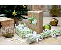 AVERY Zweckform 52402 Weihnachtssticker Weihnachtsmänner 18 Aufkleber