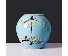 Powzz ornament Skulpturen Statuen Dekoartikel Keramikvase Neue Chinesische Ornamente Kunstblume Wasser Blume-Runde Kugel