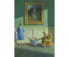 Postkarte A6 • 15097 Opa Hase von Inkognito • Künstler: Michael Sowa • Ostern