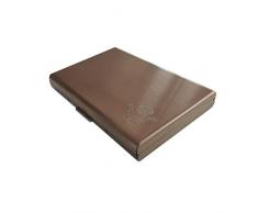 Edelstahl Kreditkartenetui, RFID-NFC Schutz(Blocker gegen Datendiebstahl),mit Gravur. Praktisch, leicht, stabil. Wallet für Visitenkarten, EC Karten. Weihnachts Geschenkidee