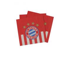 FC Bayern München Party-Set, 63-teilig Teller, Becher, Luftschlangen, Servietten