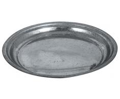 Rayher 46275000 Zink-Dekoteller, Durchmesser 30 cm