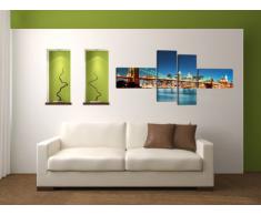 Bild & Kunstdruck der deutschen Marke Visario 160 x 70 cm 6525 Bilder auf Leinwand Kunstdrucke New York Wandbild