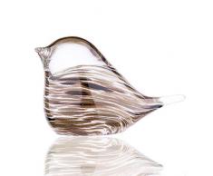 GNZM Deko SkulpturenH & D handgemachte Vogel geblasen Glasfigur Figur Sammlergeschenk für Weihnachten Geburtstag Home Office Dekor Vergoldung Briefbeschwerer