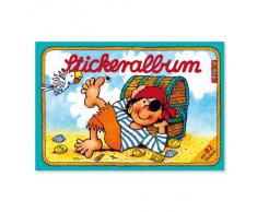 Stickeralbum mit über 80 Sticker * Pirat Pit Planke * von LUTZ MAUDER // 72004 // Piraten Pirates Geschenk Tattoo Kindersticker Aufkleber Piratenjunge Stickerbuch