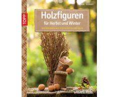 Holzfiguren für Herbst und Winter: Dekorationen aus Holzscheiten und mehr