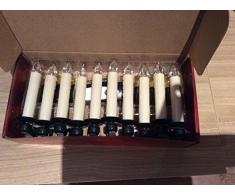 LED-Weihnachtsbaumkerzen kabellos BASIS-SET 10 BS ww, Box