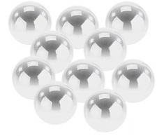 Playtastic Zubehör zu Murmel-Achterbahn: Metallkugeln für Kugel-Achterbahnen, 10 Stück (Achterbahn mit Metallkugel)