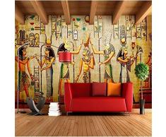 Retro Europäische Menschen Pharao Von Ägypten Pyramiden 3D Wandbild Tapeten Wandbild Hintergrundbild Fototapete Fototapete Bar Ktv Persönlichkeit