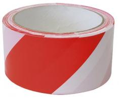 MANAX Absperrband 48mm breit rot/weiß 100 m