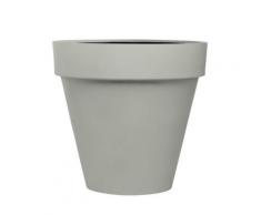 Stonefiber Pot mit Rand S grau (ø 40 cm, h 39 cm)