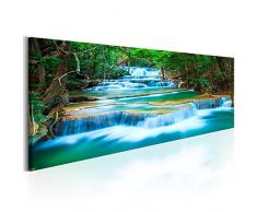 murando - Bilder Wasserfall 135x45 cm Vlies Leinwandbild 1 TLG Kunstdruck modern Wandbilder XXL Wanddekoration Design Wand Bild - Natur Landschaft Wald c-B-0160-b-a