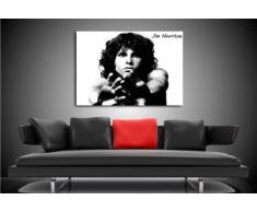 the Doors Kunstdruck - Jim Morrison Bild 100x70cm - Leinwandbild fertig auf Keilrahmen - Leinwandbilder, Wandbilder, Poster, Pop Art Gemälde, Kunst - Deko Bilder