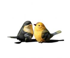 Dongbin Harz Vögel Figuren Deko Miniatur Tierfiguren Für Hausgarten Dekoration Pretty,B