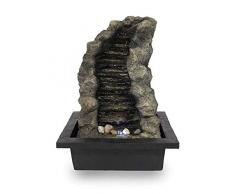 Kiom Tischbrunnen Zimmerbrunnen FoStream sehr groß mit 44 cm LED 10872