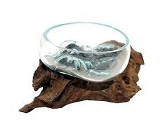 Kenai-Deko Liqva Schale S, Wurzelholz Designer-Schale S, Gamal Schale S, Teakholz-Schale S, Dekoschale S,Wurzelholz Glasschale S,Liqvaschale S,Gamal S,Root Molten Schale S