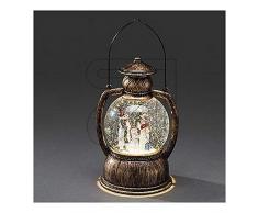 LED Laterne Schneelaterne antik groß * viele verschiedene Modelle * (Schneemann (Kugel-Laterne))