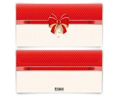 Briefumschläge (30 Stück) DIN Lang - Geschenkschleife