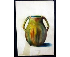 Jugendstil Zeichnung Vase Blumenvase Fürth Keramik