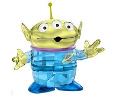 Swarovski Pizza Planet Alien Kristallfigur, Kristall, Mehrfarbig, 5.3