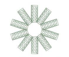 Weihnachtsverzierung Haken, Funpa 100Pcs Weihnachtsaufhänger Plastikbaumhaken für Weihnachtsdekor