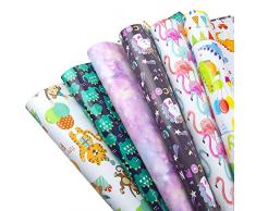 MOOKLIN ROAM Geschenkpapier, 6 Bogen Kinder Packungen Geschenkpapier mit 6 Verschiedene Designs für Geschenk Geburtstag Hochzeit Taufe Party und Kinder, 70 x 50 cm