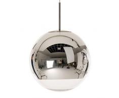 Hines Postmodern Einfache Kreative 1-Light Silber Chrome Mirror Ball Pendelleuchte Globe Hängen Licht Kronleuchter Scheune Lager Restaurant Küche Einstellbare Deckenleuchte E27