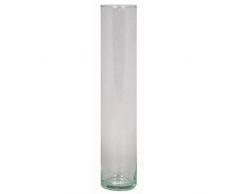 INNA-Glas Set 24 x Blumenvase Sansa, Zylinder - Rund, klar, 30cm, Ø 6cm - 24 Stück Zylindervase - Glasvase