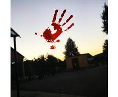 Oblique-Unique® Halloween Sticker Aufkleber - Realistisch Wirkende Schaurig Blutige Sticker/Aufkleber - Halloween Dekoration